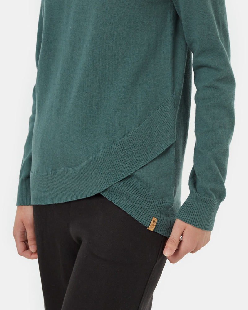 Blue-Women_s-Longsleeve-Crossover-Jumper