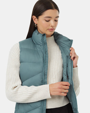 Blue-Womens-Recycled-Polyester-Insulated-Puffer-Vest