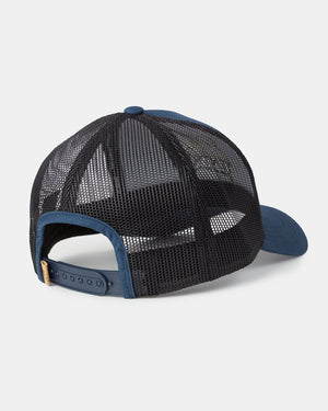 Blue Graphic Mesh Trucker Hat