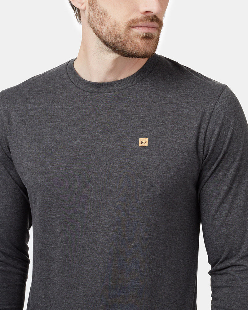 Blue Men's Long Sleeve Crew Neck Sweatshirt