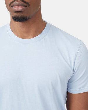 Blue Men's Organic Cotton Basic T-Shirt