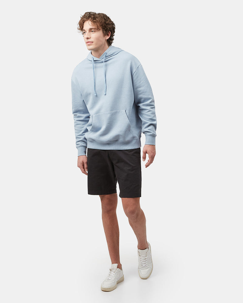 Blue Men's Organic Cotton Fleece Pullover