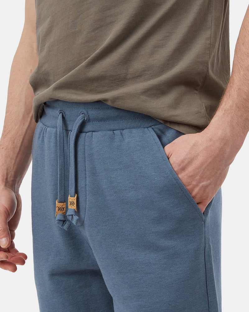 Blue Men's Organic Cotton Fleece Sweatshorts