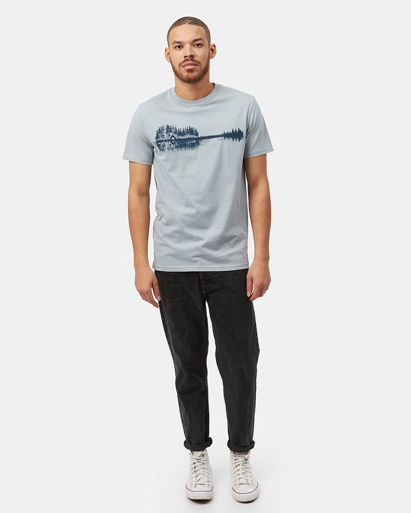 Blue Men's Organic Cotton Graphic Tee