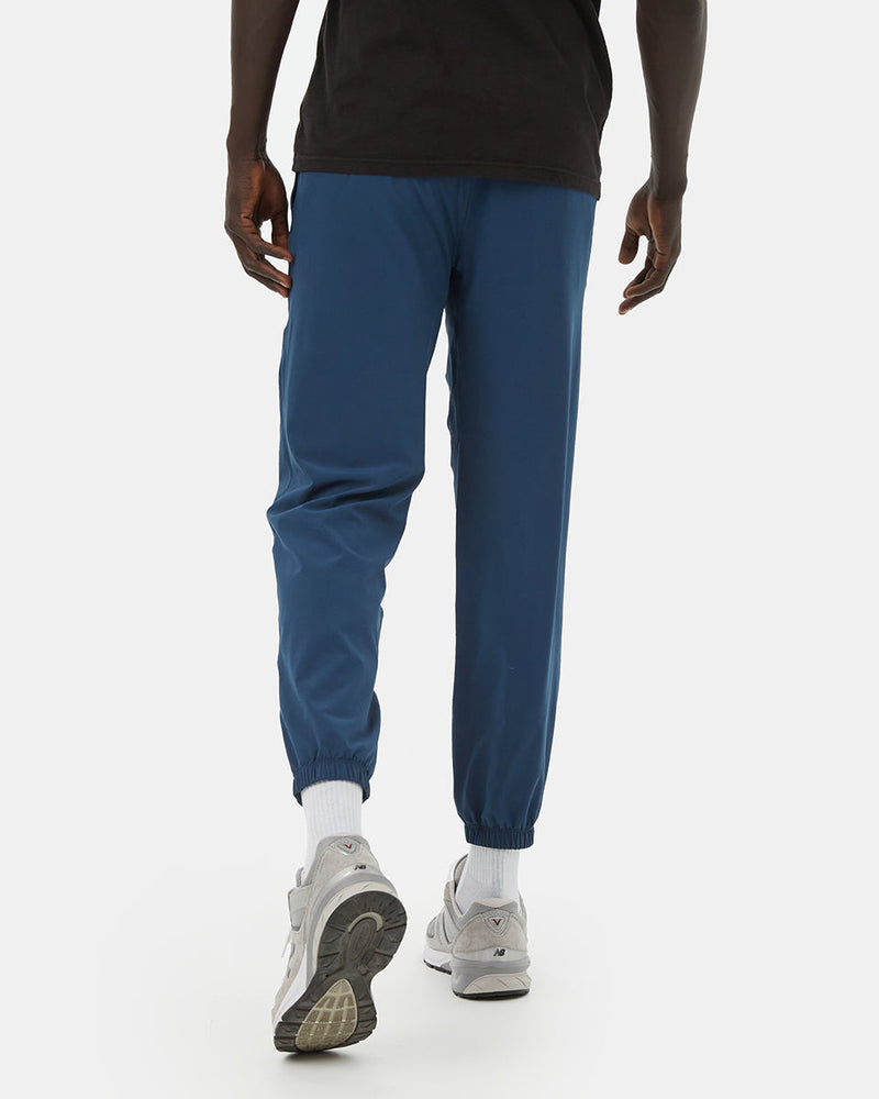 Blue Men's Recycled Polyester Joggers