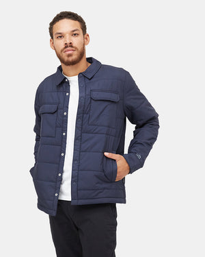 Blue Men's Repreve Polyester Shacket