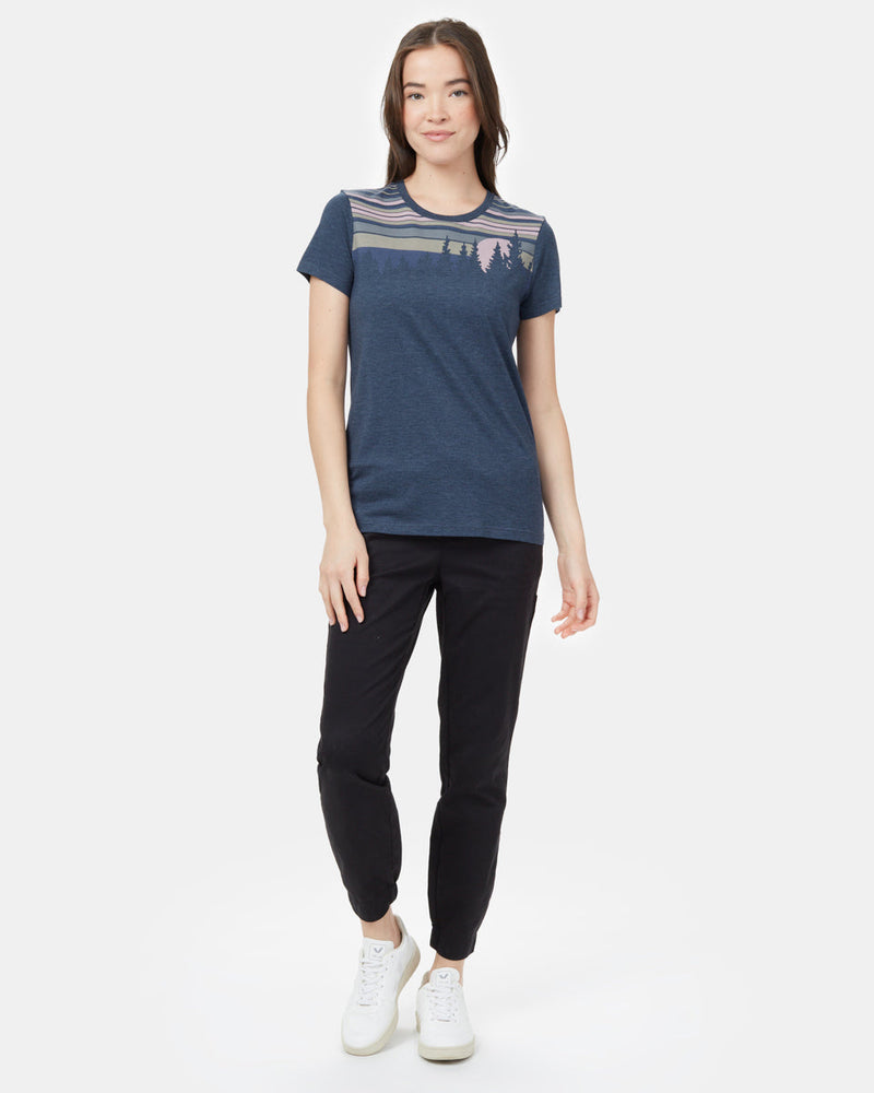 Blue Retro Graphic Tee