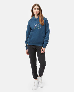 Blue Women's Eco-Friendly Pullover Hoodie