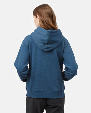 Blue Women's Eco-Friendly Pullover Hoodie