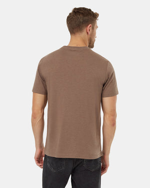 Brown-Basic-Shortsleeve-Button-T-Shirt