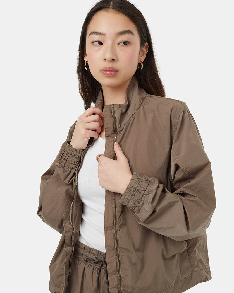 Brown-Eco-Friendly-Nylon-Jacket