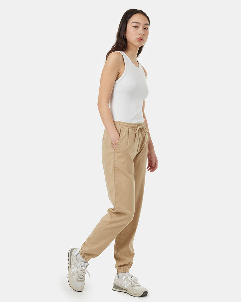 Brown-Hemp-Tencel-Jogger