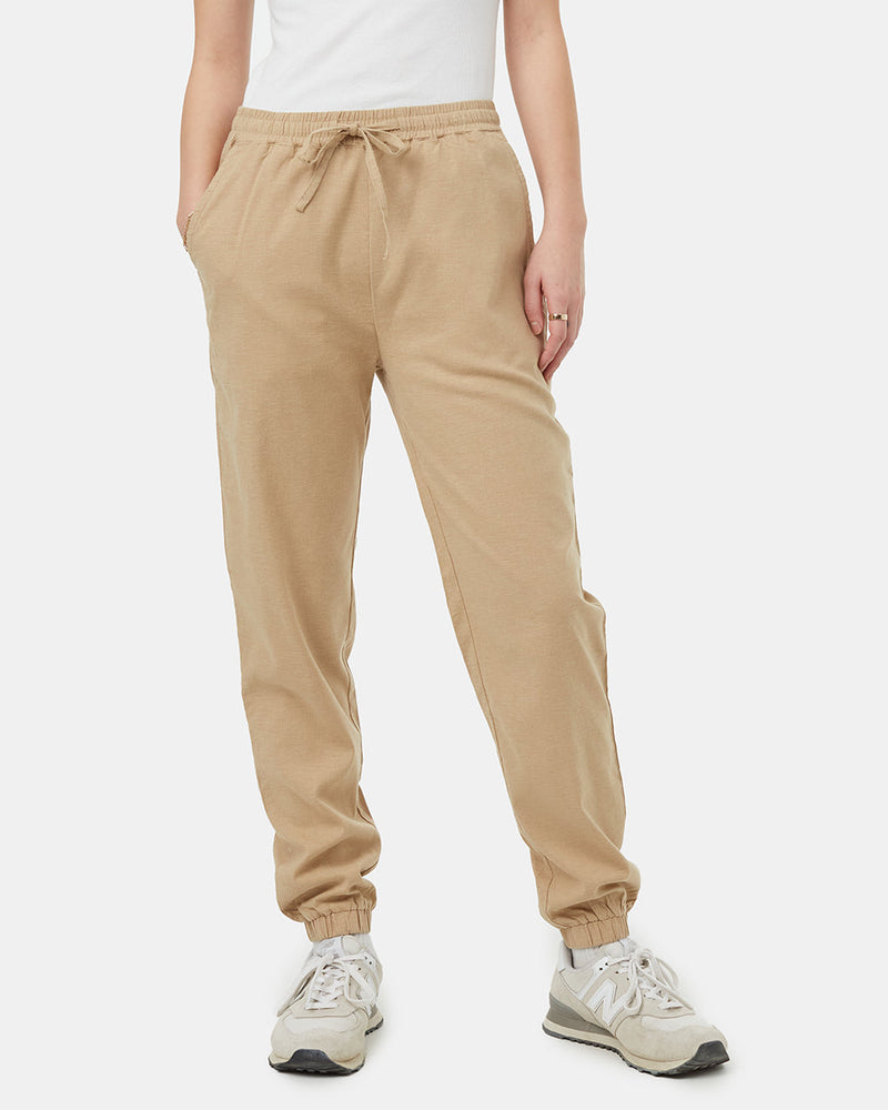 Brown-Hemp-Tencel-Jogger