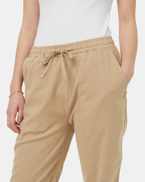 Brown-Hemp-Tencel-Jogger