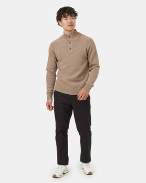 Brown-Men_s-Button-Knit-Jumper