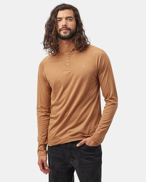 Brown_Mens_Henley_Longsleeve_Shirt