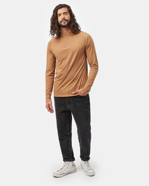 Brown_Mens_Henley_Longsleeve_Shirt