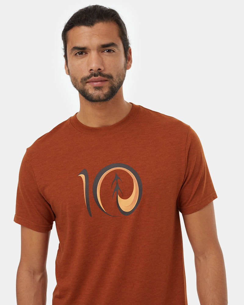 Brown-Recycled-Polyester-Graphic-Tee