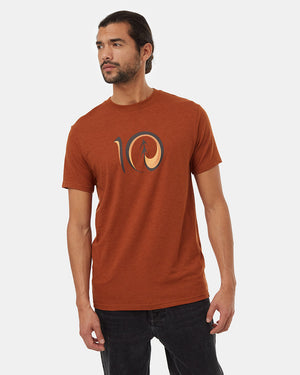 Brown-Recycled-Polyester-Graphic-Tee