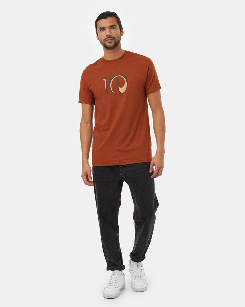 Brown-Recycled-Polyester-Graphic-Tee