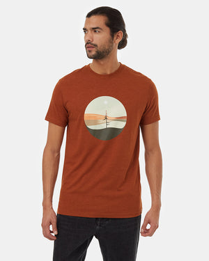 Brown-Recycled-Polyester-Graphic-Tee