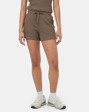 Brown-Stretchy-Cotton-Shorts