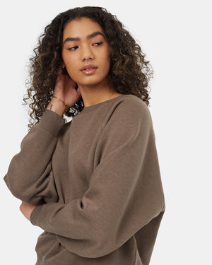 Brown-SuperSoft-Relaxed-Sweatshirt