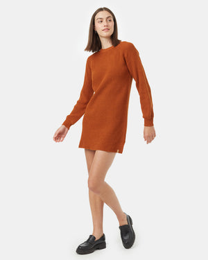 Brown-Women_s-Cotton-Sweater-Dress