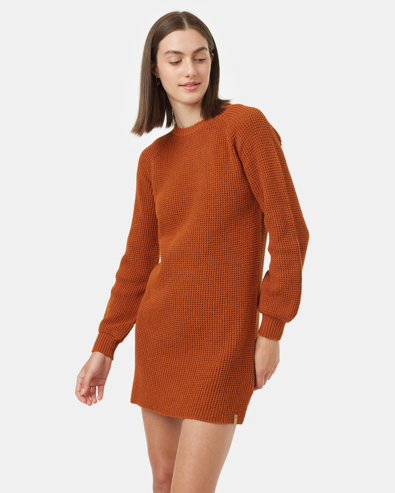Brown-Women_s-Cotton-Sweater-Dress