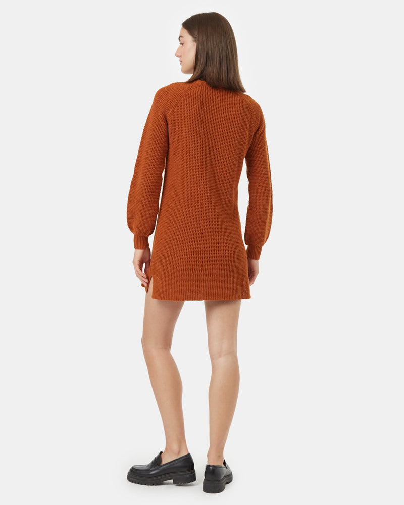 Brown-Women_s-Cotton-Sweater-Dress