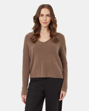 Brown-Women_s-Eco-Friendly-V-Neck-Knit-Sweater