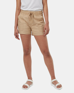 Brown-Womens-Hemp-Shorts