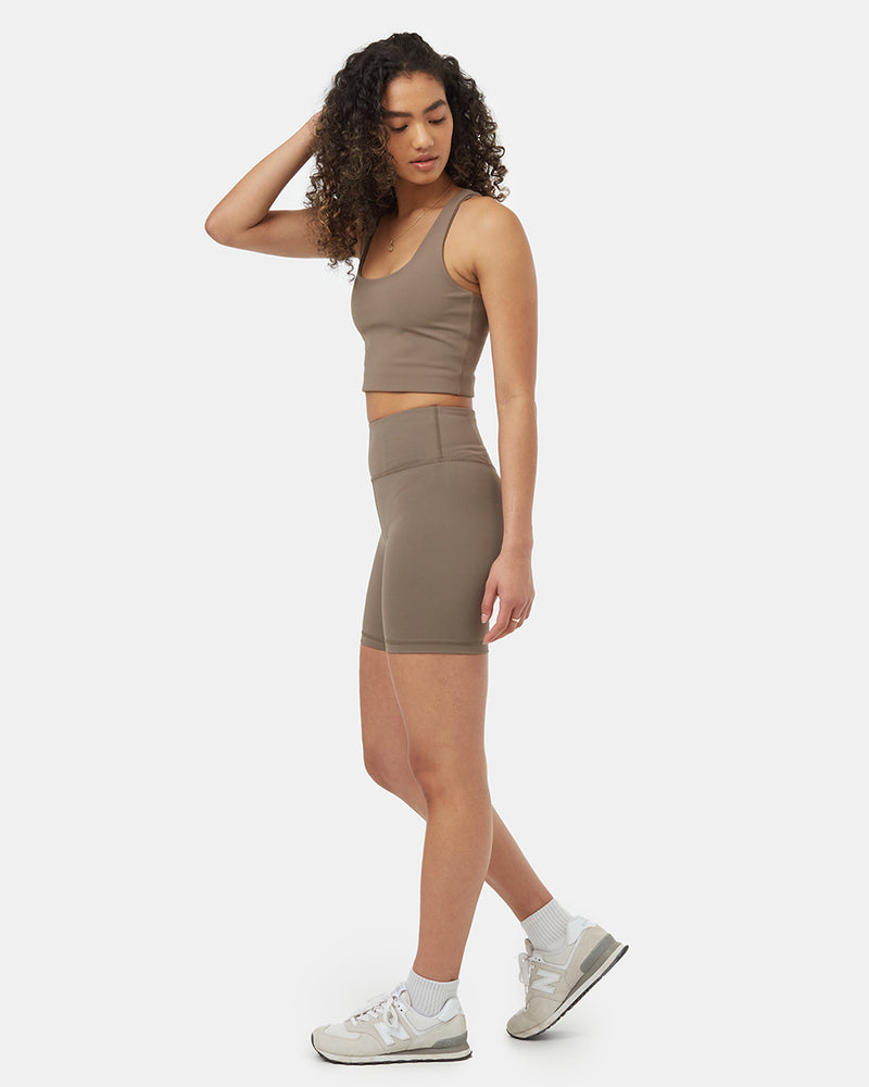 Brown-Womens-High-Rise-Biker-Shorts
