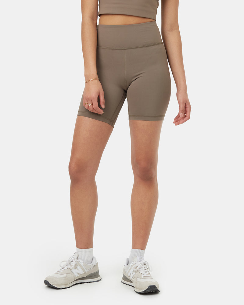 Brown-Womens-High-Rise-Biker-Shorts