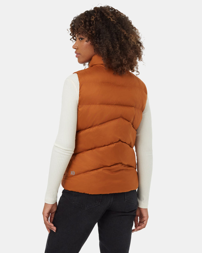 Brown-Womens-Recycled-Polyester-Insulated-Puffer-Vest