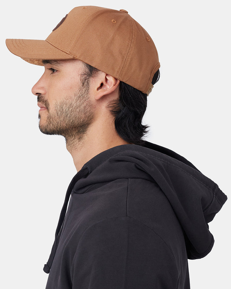 Brown Adjustable Cork Baseball Cap