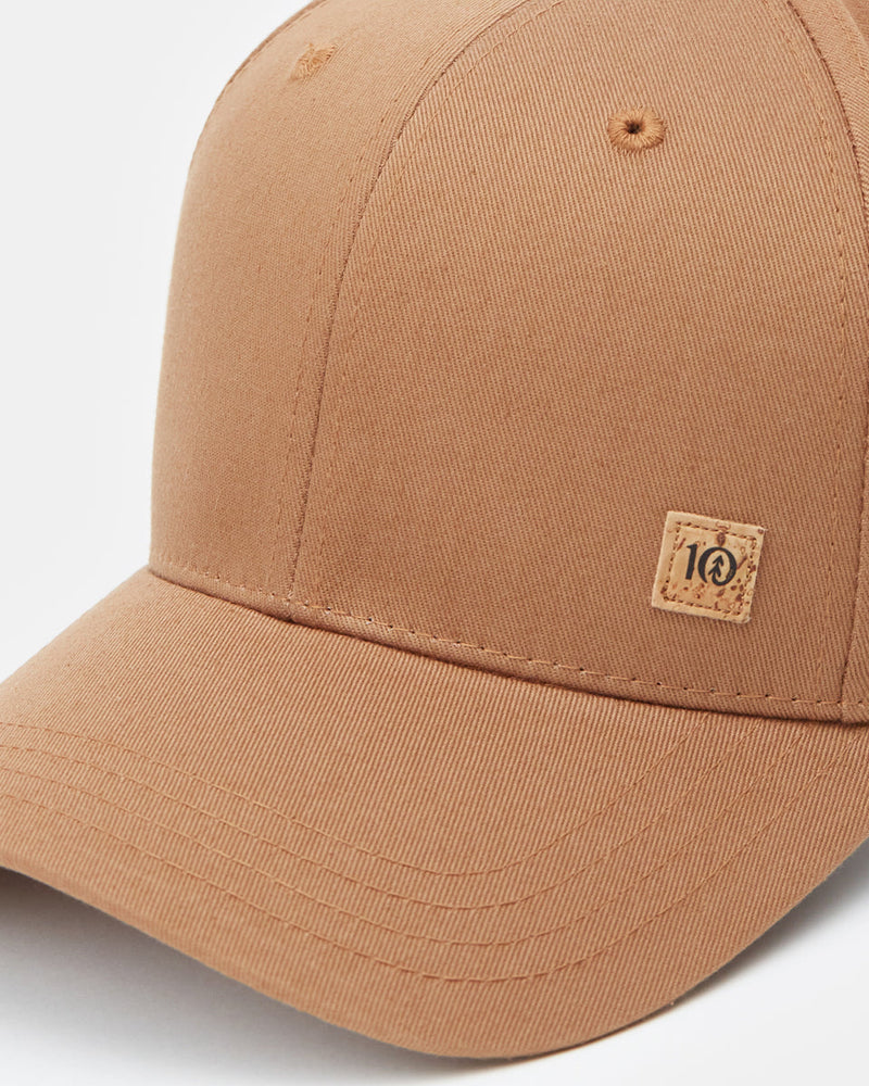 Brown Adjustable Cork Baseball Cap