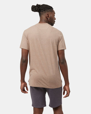 Brown Graphic Tee Crew Neck