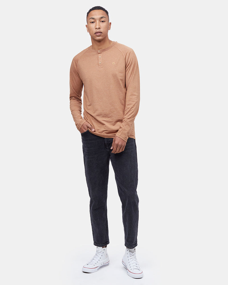 Brown Men's Eco-Friendly Button Shirt
