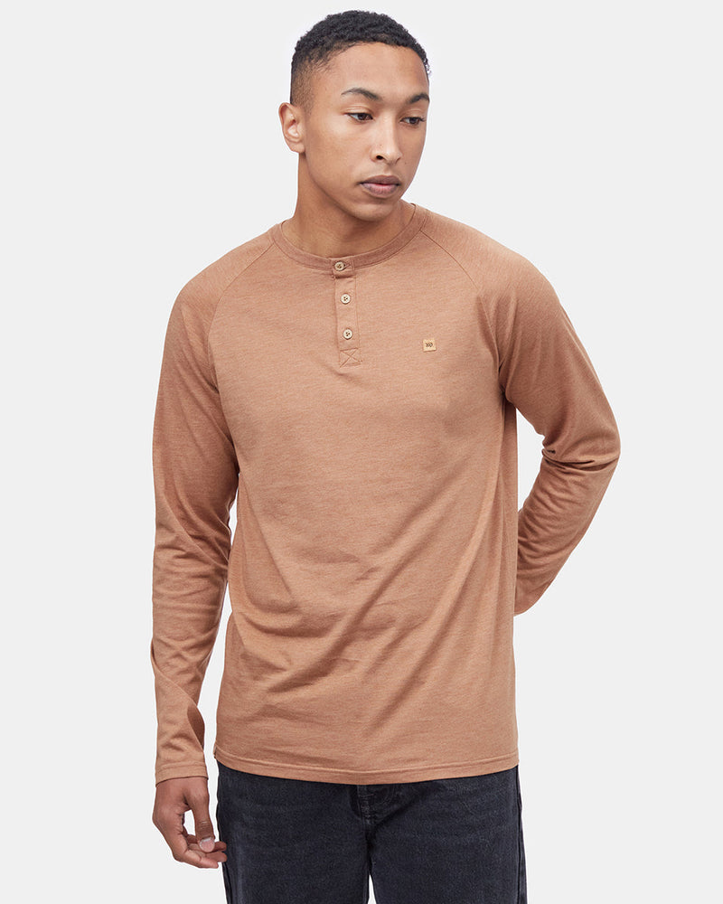Brown Men's Eco-Friendly Button Shirt