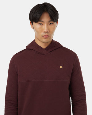 Burgundy-Quilted-Graphic-Hooded-Pullover