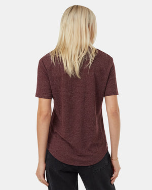 Burgundy-Women_s-Scoop-Neck-Top