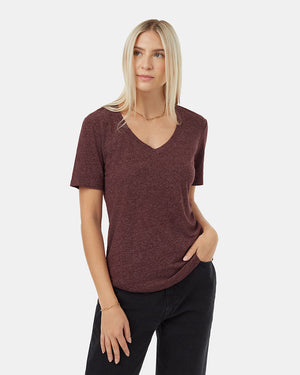 Burgundy-Women_s-Scoop-Neck-Top