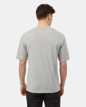 Gray Embroidery Tee