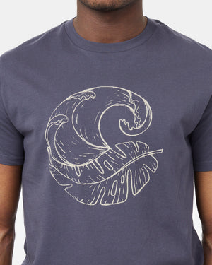 Gray  Men's Organic Cotton Graphic Tee