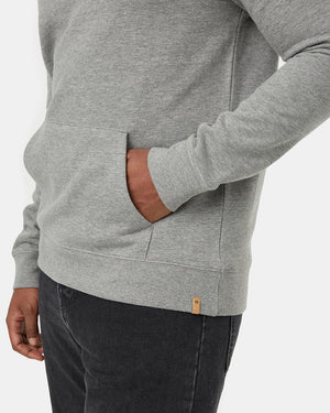 Gray-Retro-Graphic-Pullover-Hooide