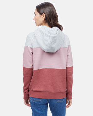 Gray Stripe Pullover Hoodie