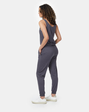 Gray Women's Recycled Tank Jumpsuit