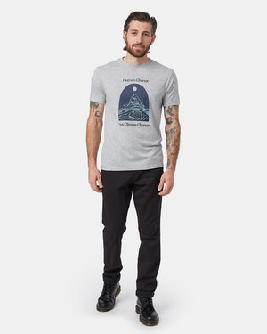 Gray Men's Eco-Friendly Graphic Tee