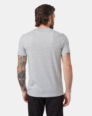 Gray Men's Eco-Friendly Graphic Tee